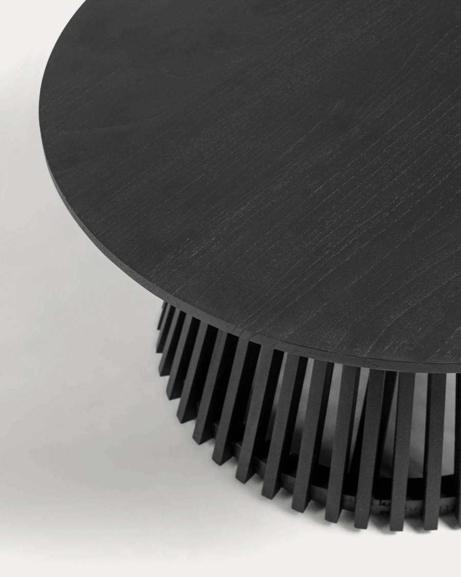 Jeanette Ø 80 cm black coffee table