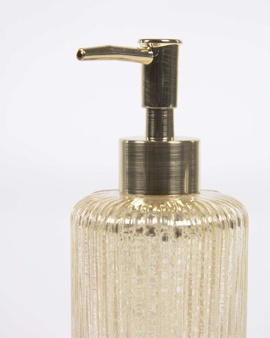 Christell Seifenspender aus Glas gold