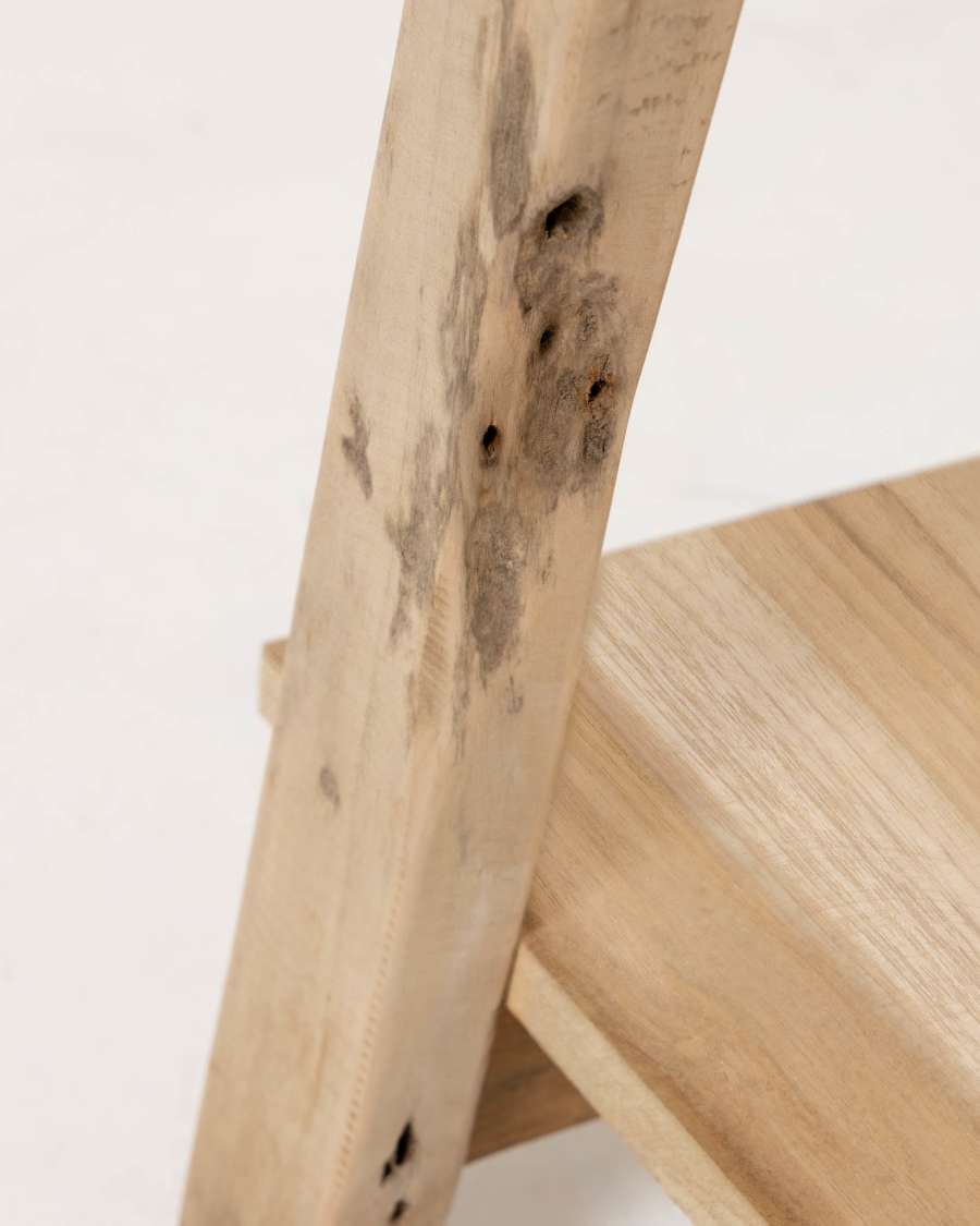 Panca Safara in legno massello di teak ricilato 100 cm