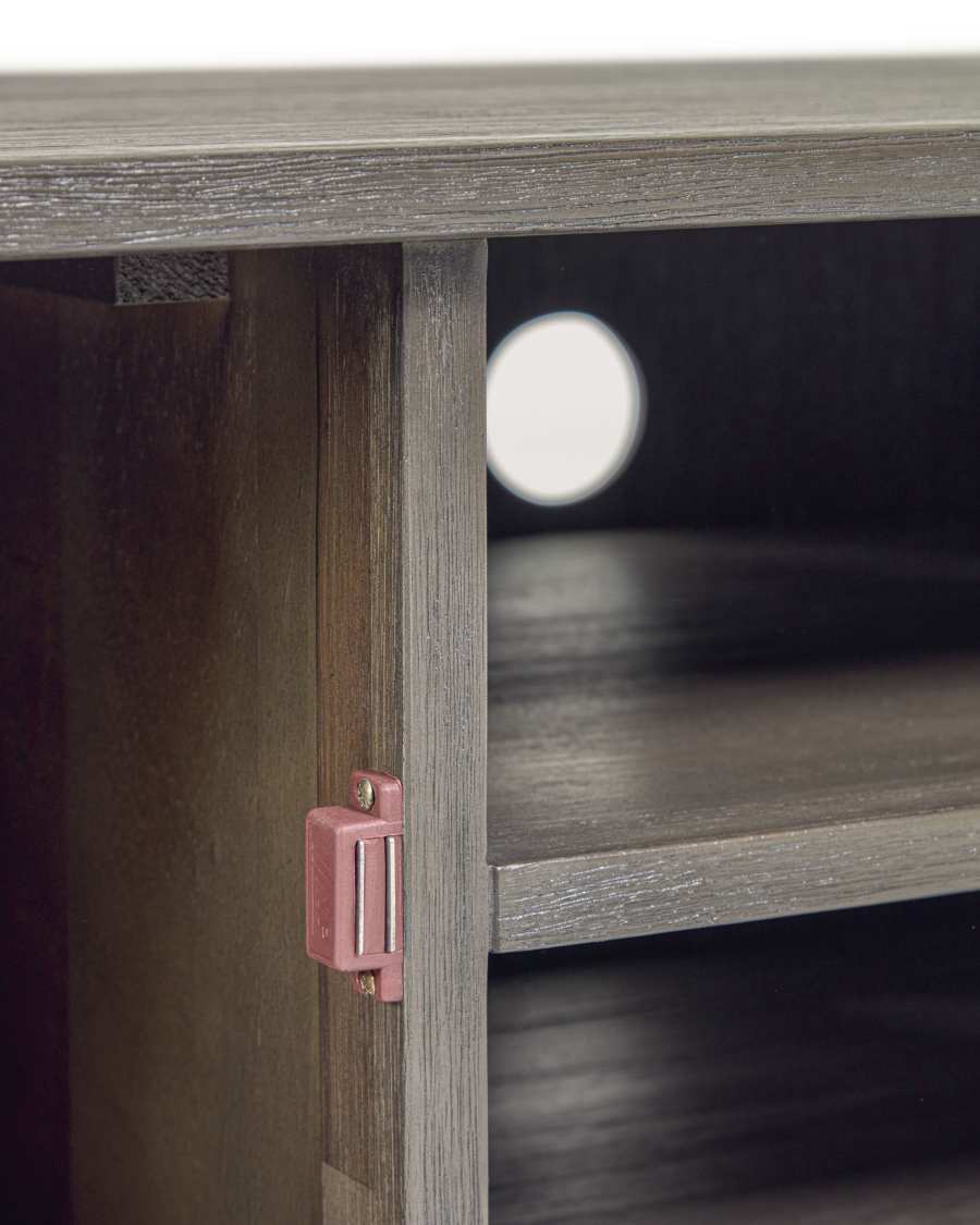 Indiann acacia wood TV stand 125 x 50 cm