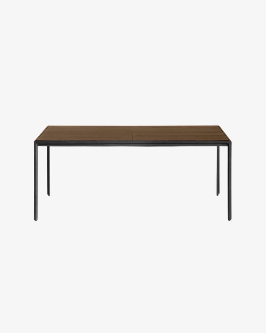 Table extensible Nadyria 160 (200) x 90 cm finition noyer5