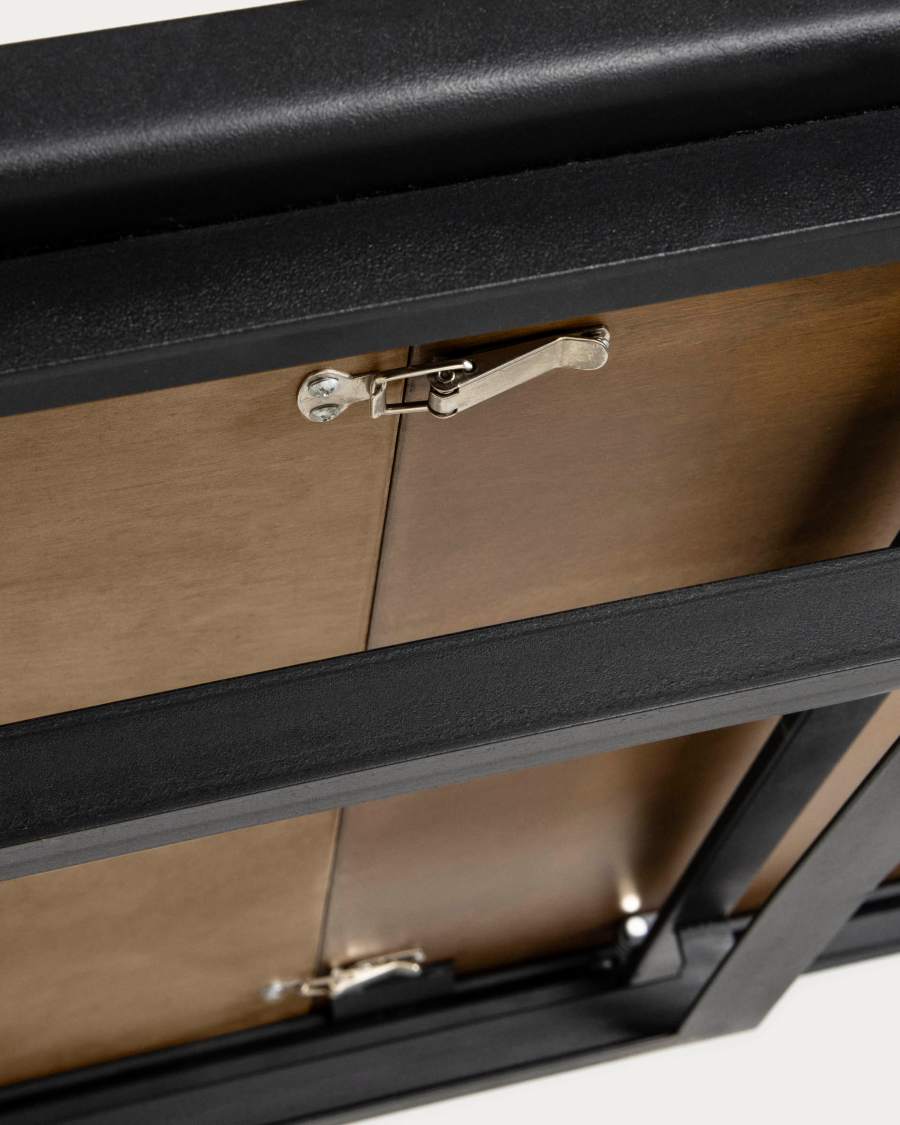 Nadyria 160 (200) x 90 cm table with an walnut finish