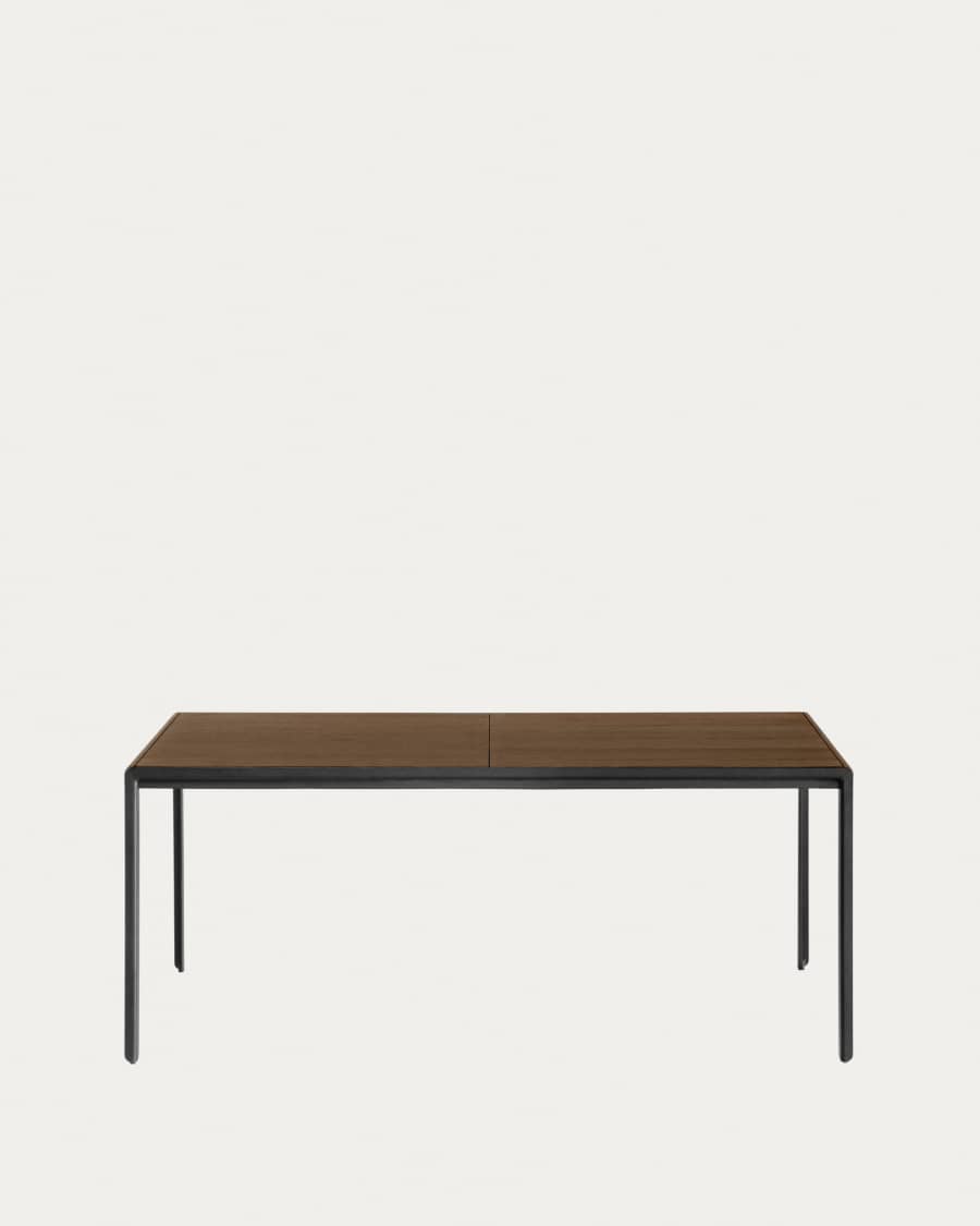 Nadyria 160 (200) x 90 cm table with an walnut finish