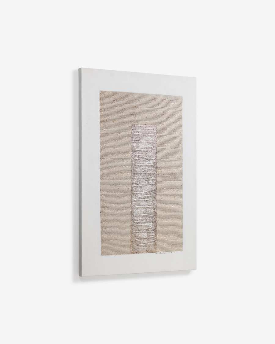 Virgilia canvas in gold 60 x 90 cm