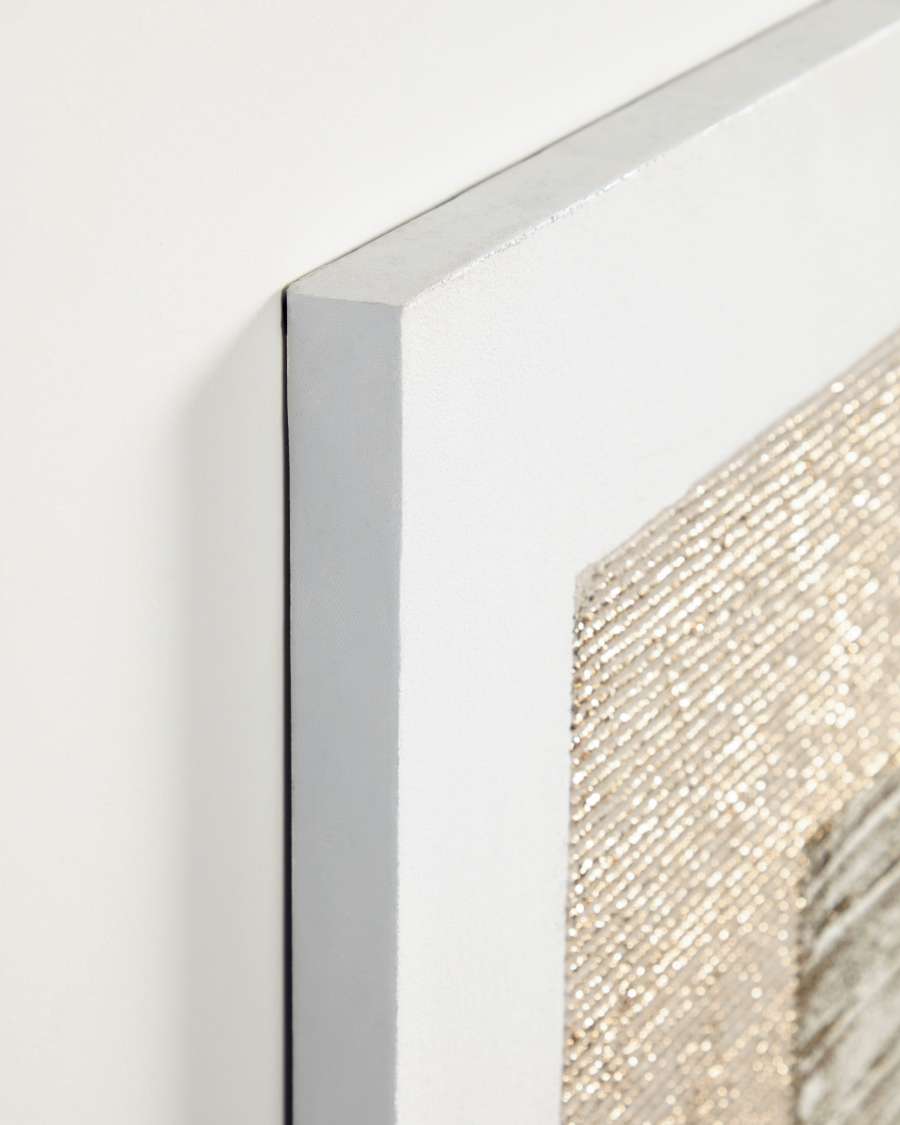 Virgilia canvas in gold 60 x 90 cm