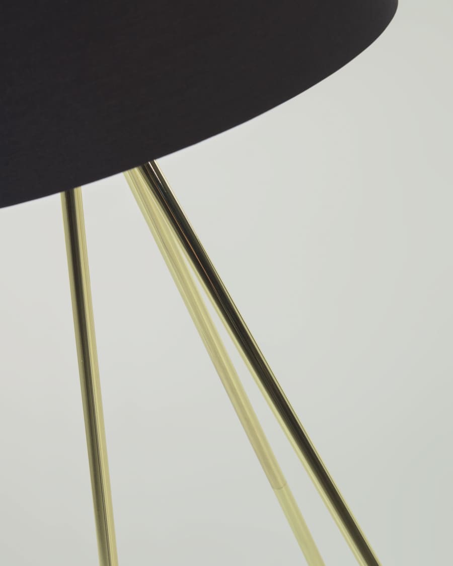 Vloerlamp Ikia metaal met messing finish