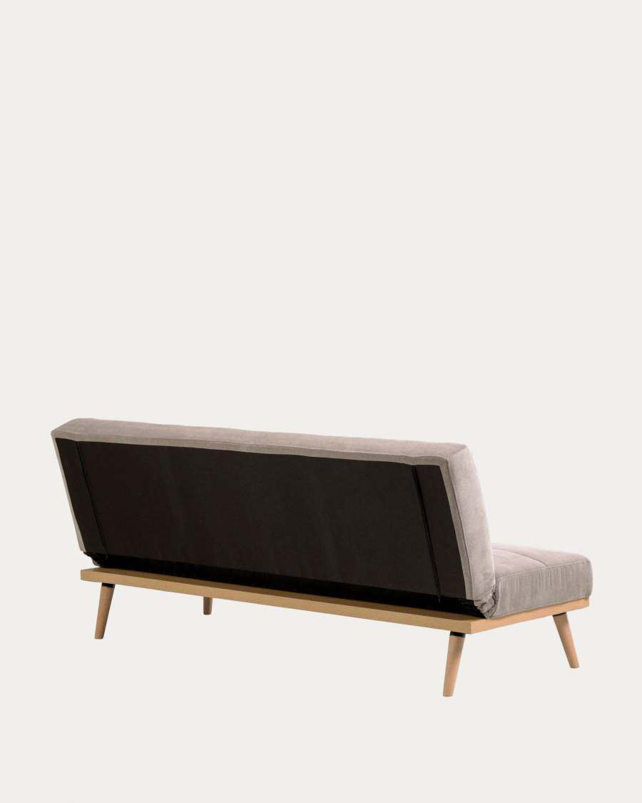 Nirit 3 seater sofa bed in grey, 180 cm