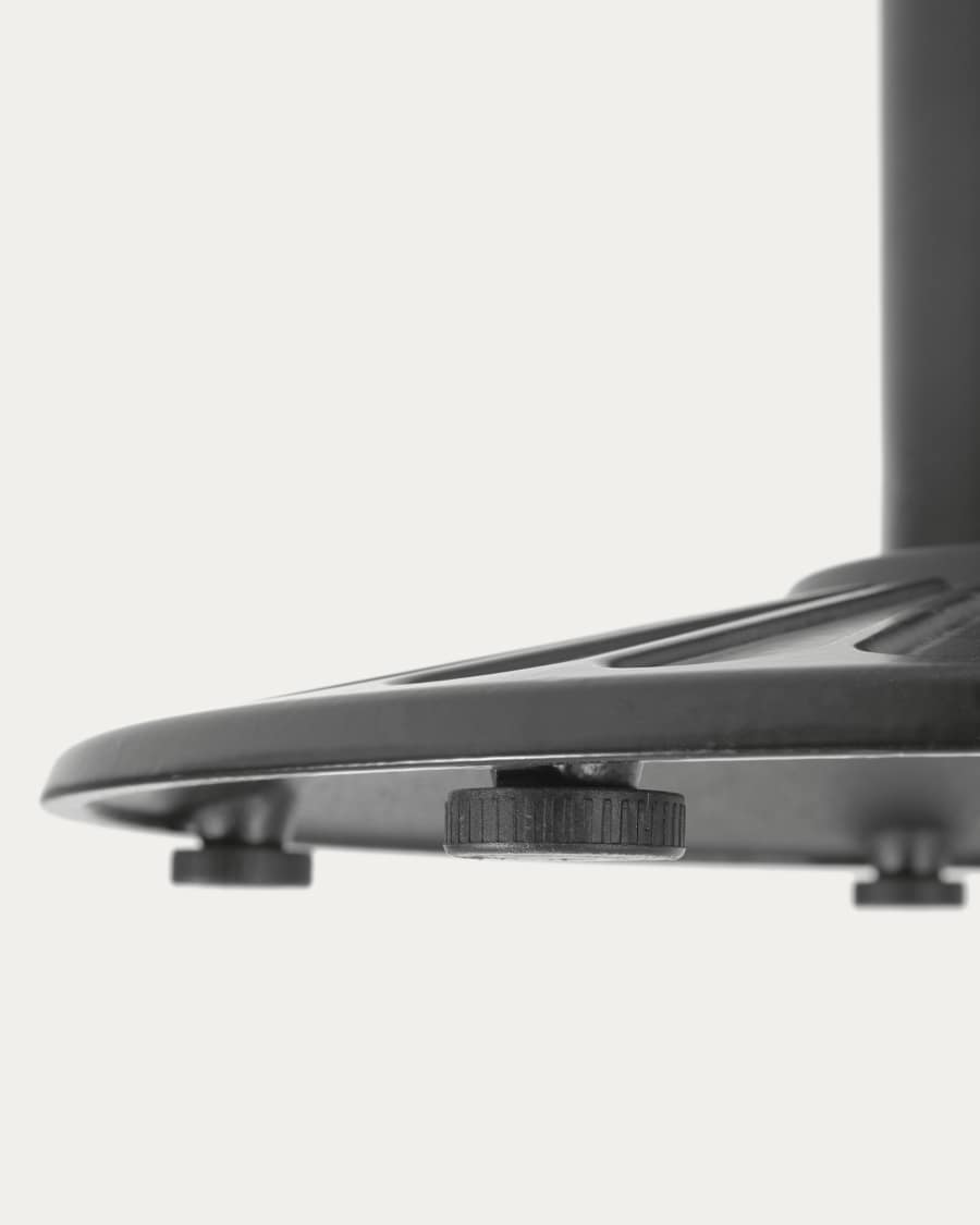 Tiaret outdoor table legs, in black