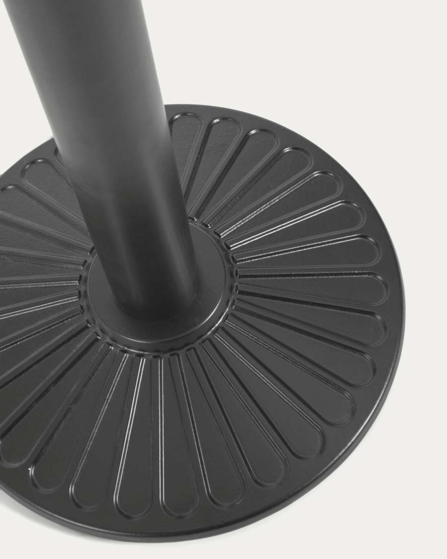 Tiaret outdoor table legs, in black