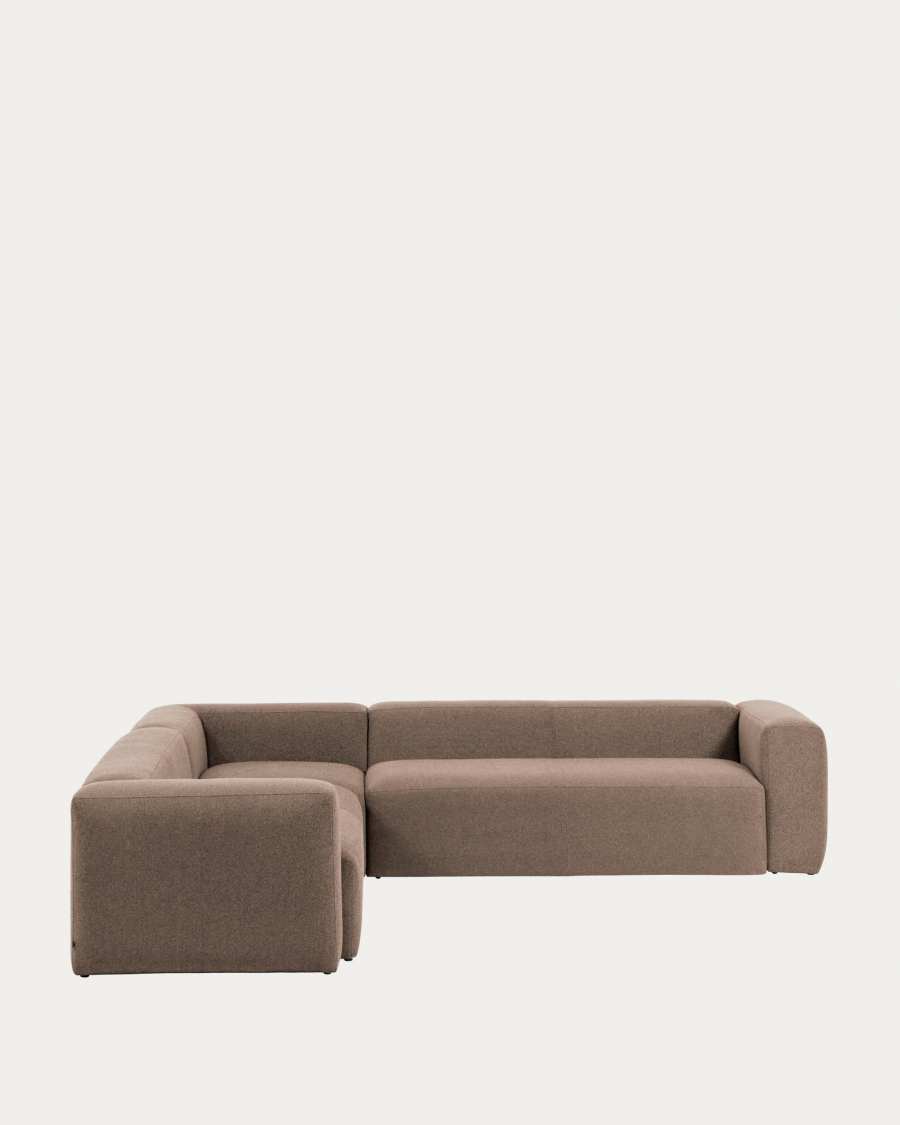 Blok 6-seater corner sofa in pink 320 x 320 cm