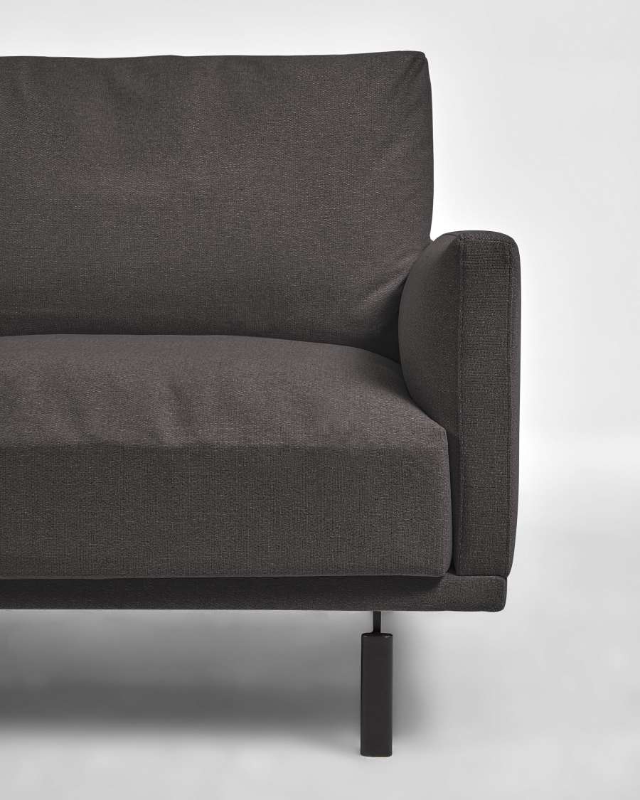 Galene 4-Sitzer Sofa mit Chaiselongue links grau 314 cm