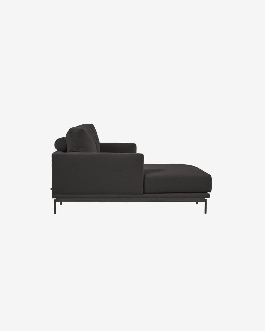 Galene 4-Sitzer Sofa mit Chaiselongue links grau 314 cm