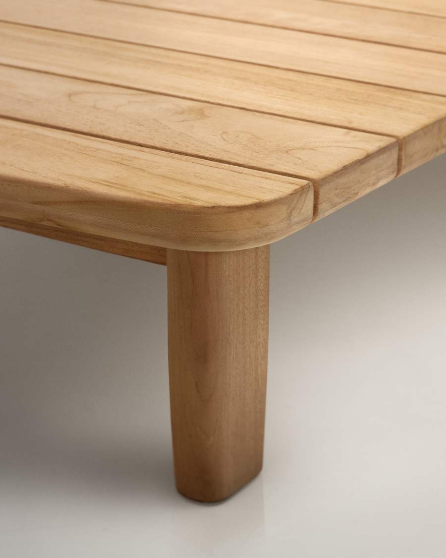 Tavolino da salotto Tirant in legno massiccio di teak FSC 100% 140 x 70 cm