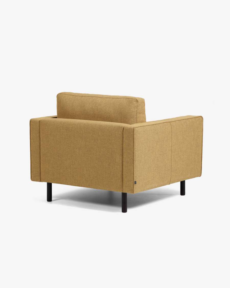 Debra mustard armchair