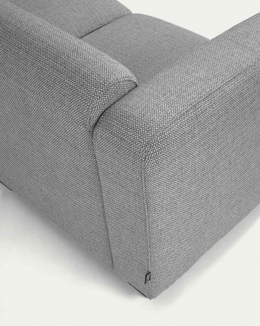 Legara 4 seater sofa in light grey, 284 cm