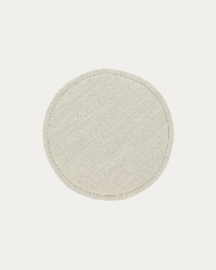 Cuscino rotondo per sedia Prisca terracotta Ø 35 cm