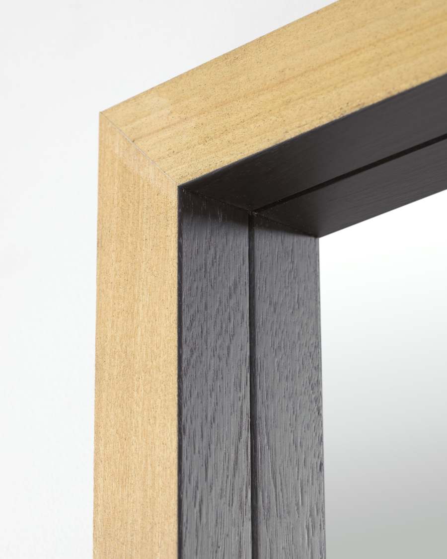 Enzo mirror black 48 x 148 cm