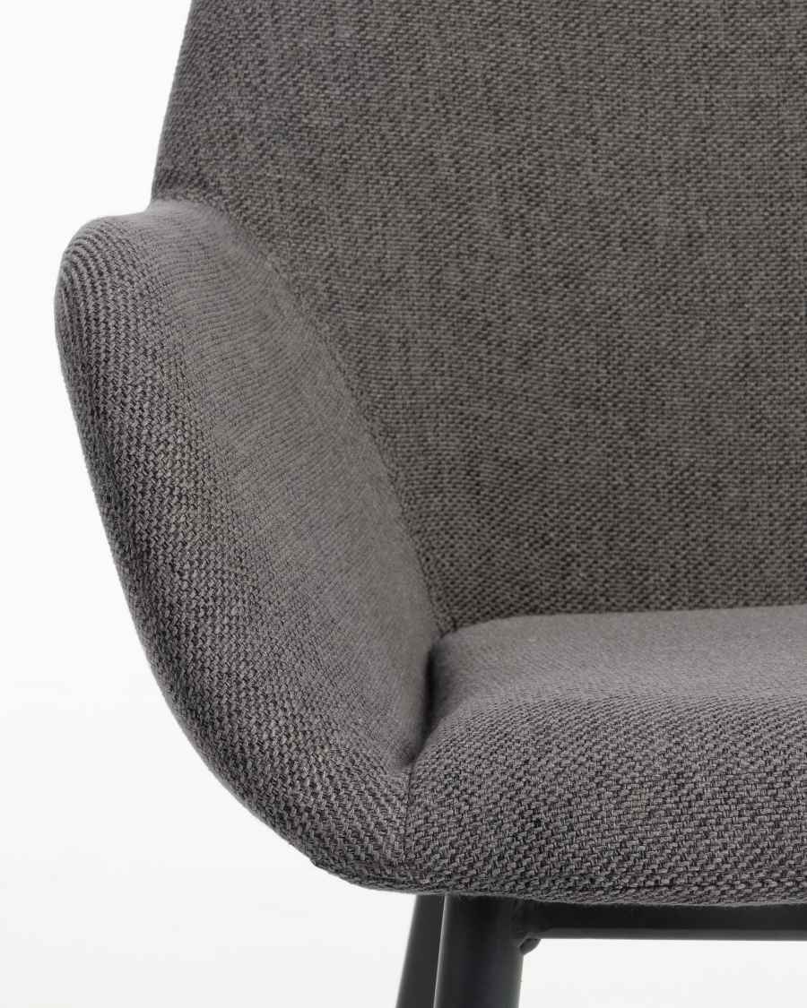 Konna dark grey chair FR