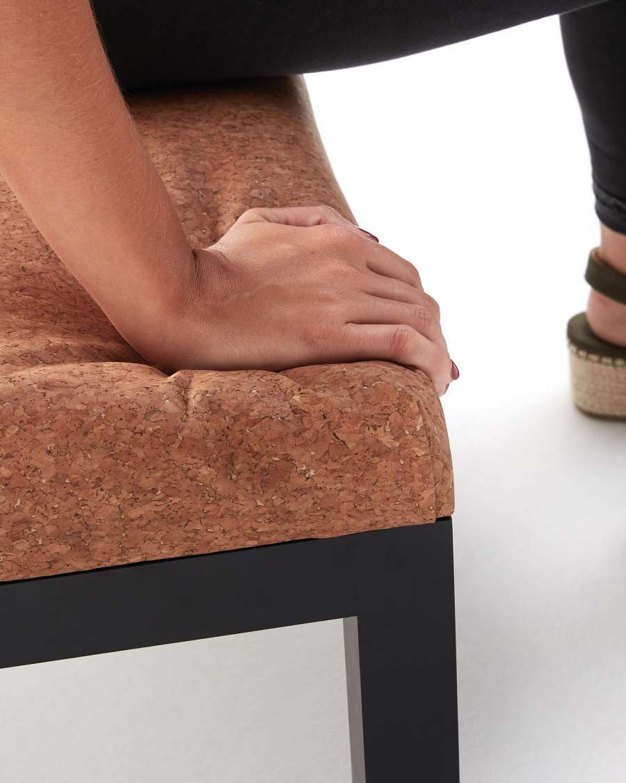 Loya Sitzbank, dunkler Kork 128 cm