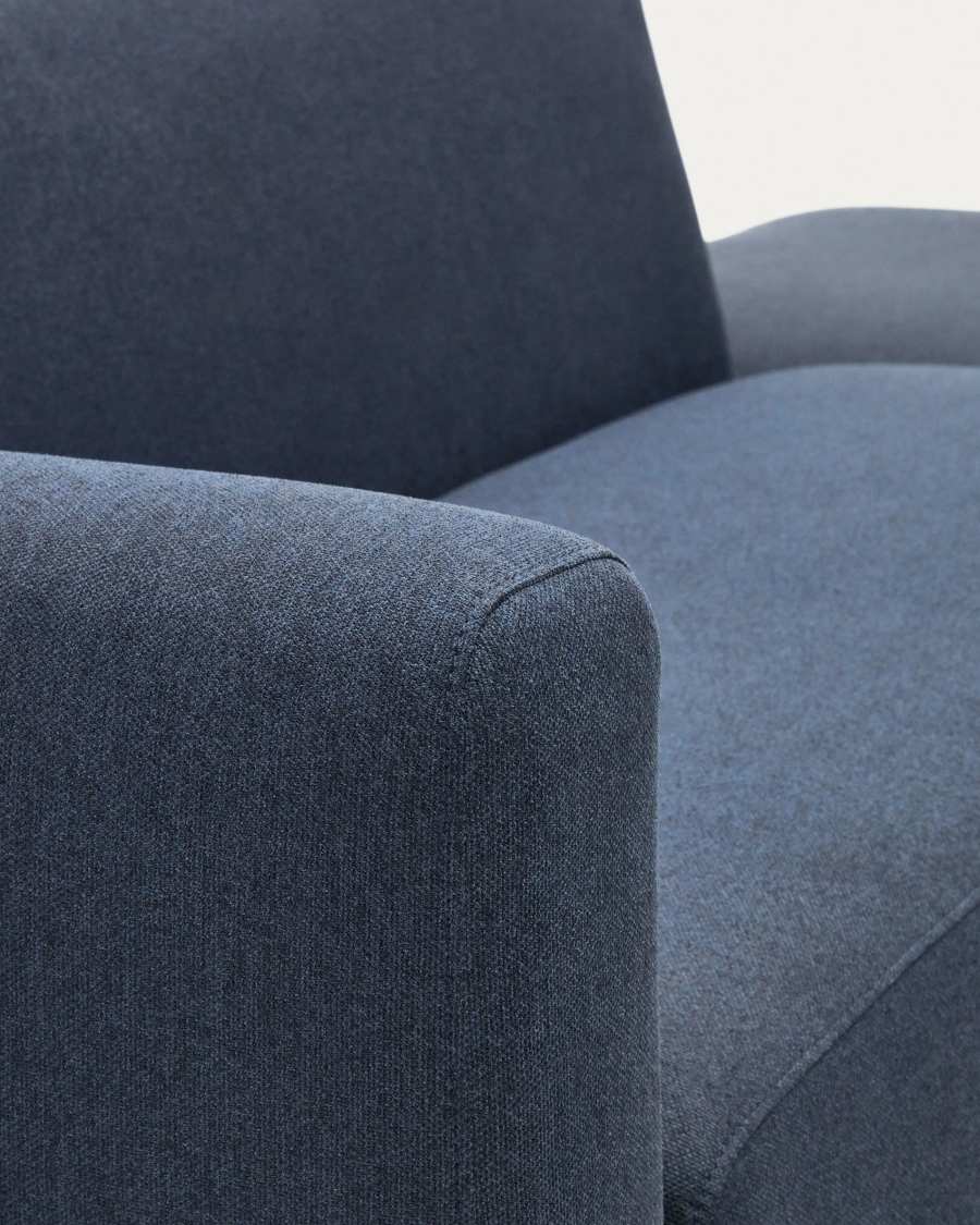 Neom 2 seater modular sofa with back module in blue, 244 cm FSC Mix Credit