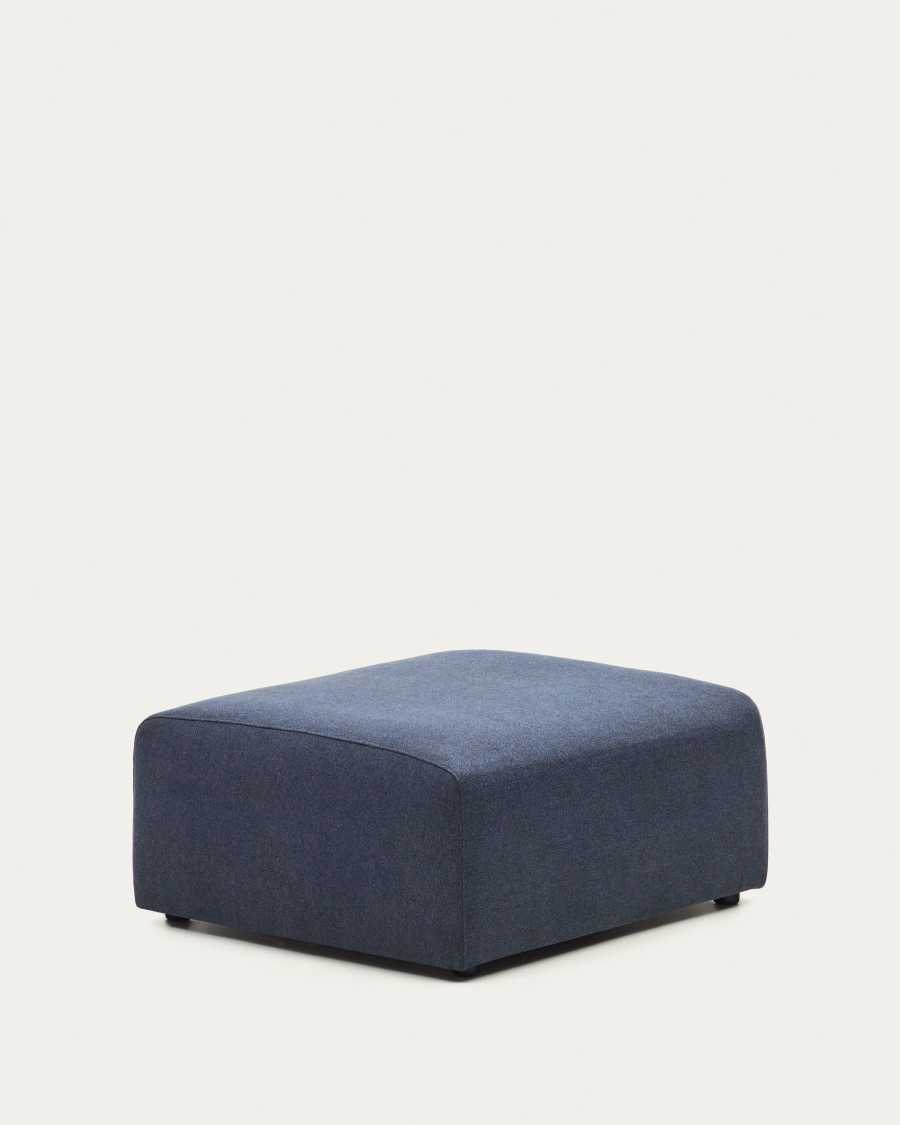 Neom end pouffe in blue, 75 x 89 cm FSC Mix Credit