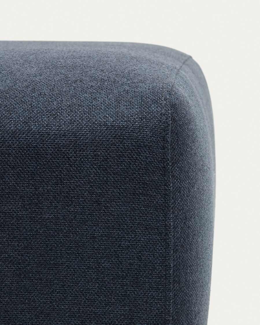 Neom end pouffe in blue, 75 x 89 cm FSC Mix Credit