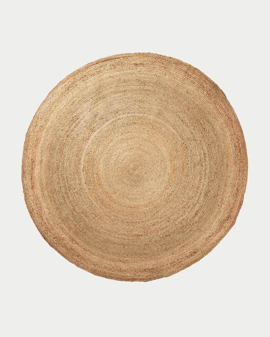 Tapis rond Doc 100 % jute couleur naturelle Ø 200 cm