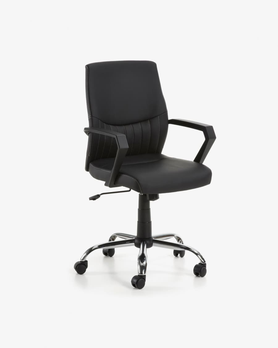 Chaise bureau Notreve, noir