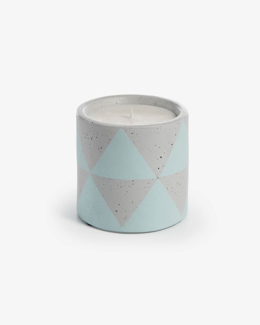 Oka candle blue