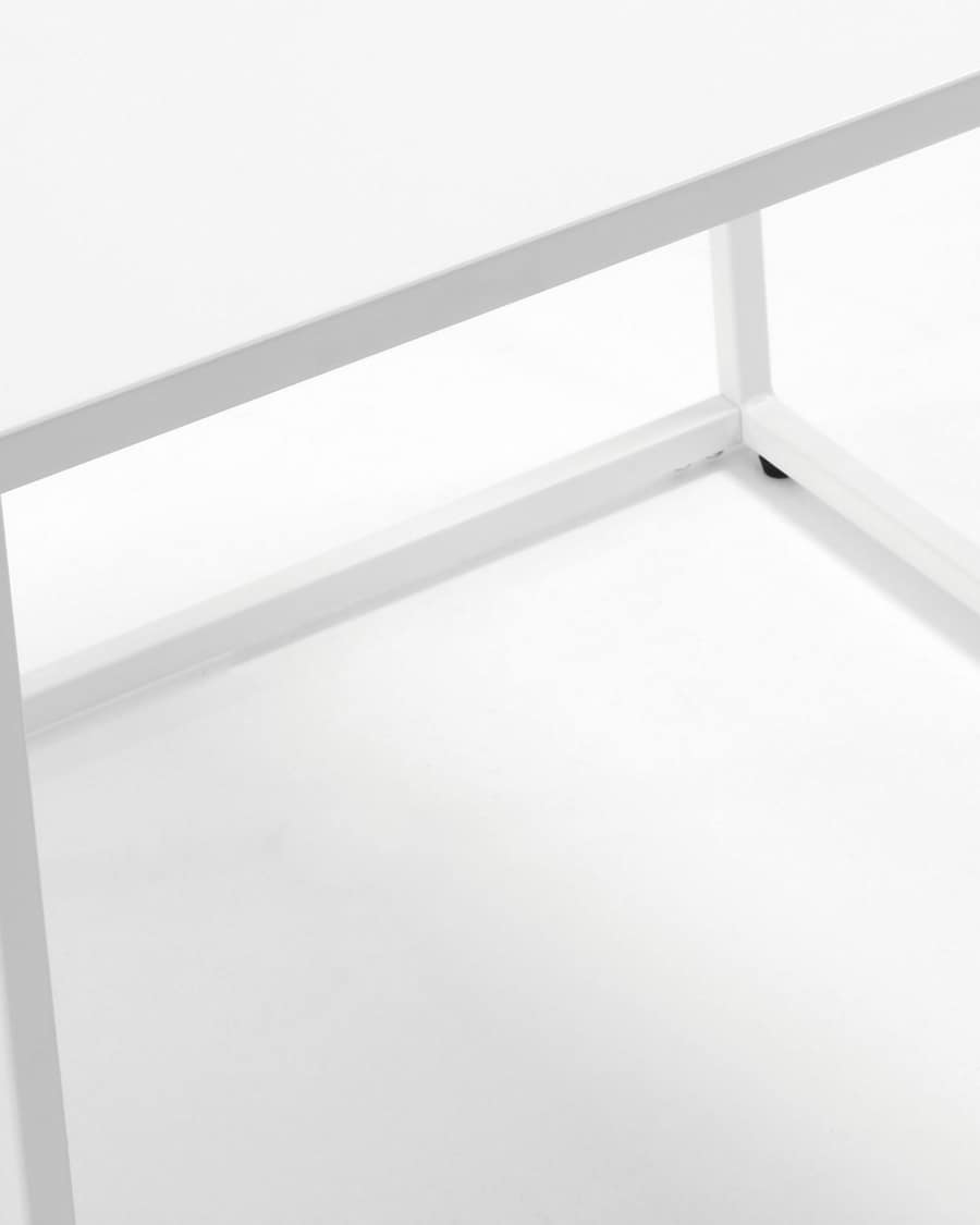 Table basse Munch 110x50cm, blanc