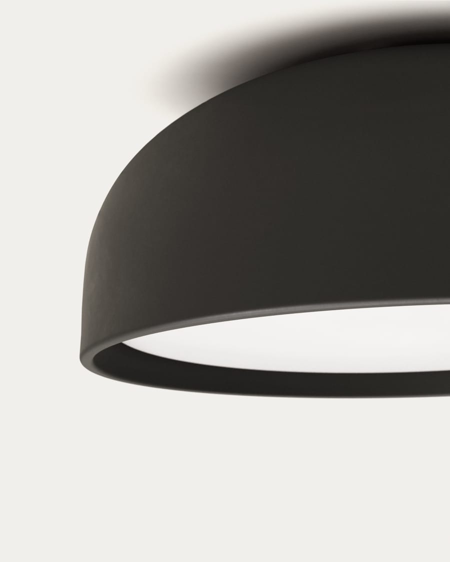 Xaviera ceiling lamp with black finish