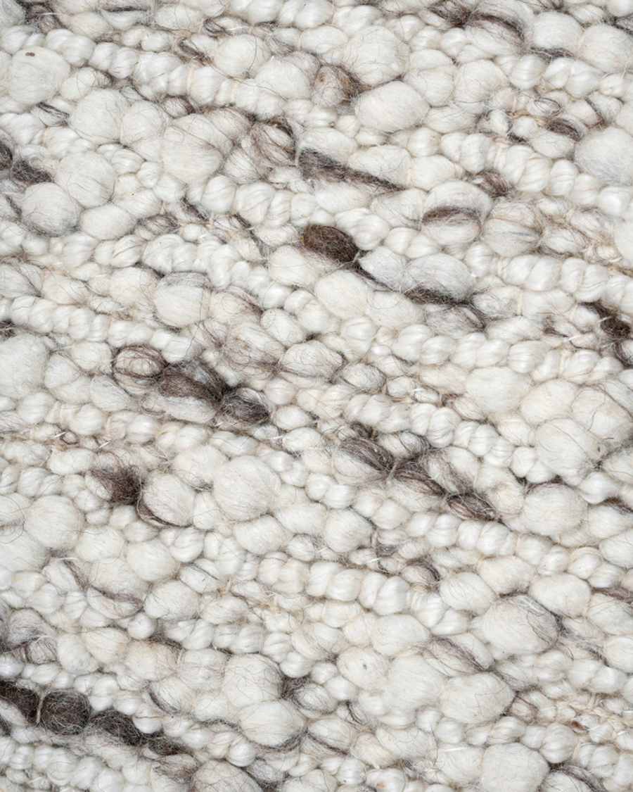 Manilva rug in wool and brown cotton, 200 x 300 cm