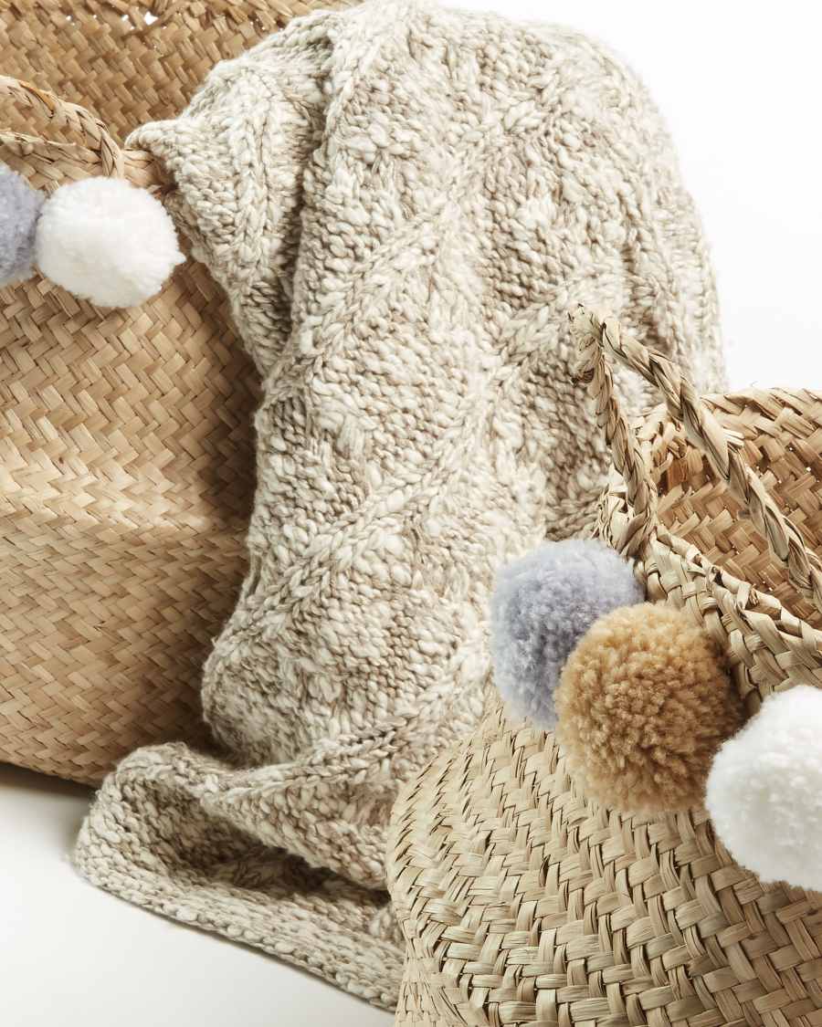 Thai set 2 baskets natural