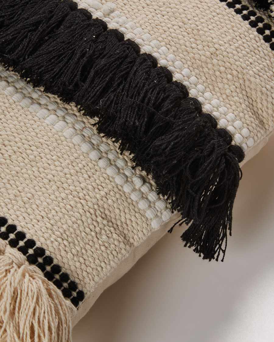 Frinn Kissenbezug 45 x 45 cm schwarz