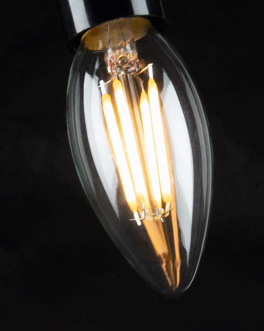 Bulb LED Bulb E14 of 4W and 35 mm warm light