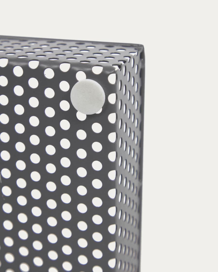 Jeannie set of 3 desk organisers in multicoloured metal