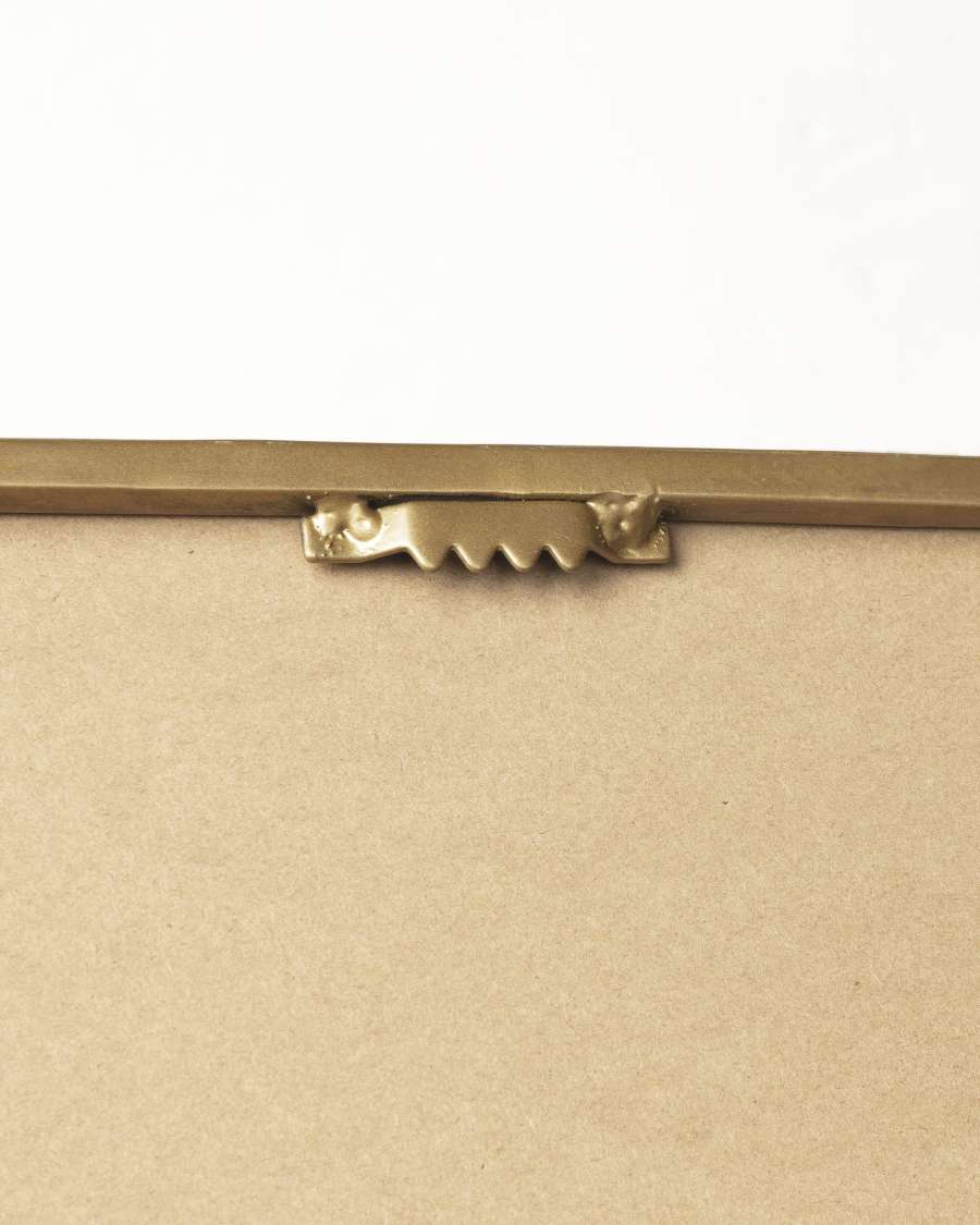 Specchio de parete Marco in metallo dorato 30 x 100 cm dorato