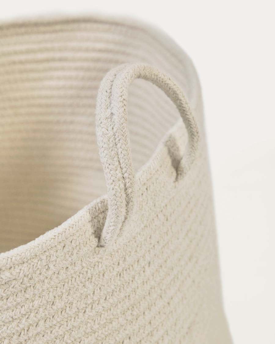 Acsa set of 2 cotton baskets in white