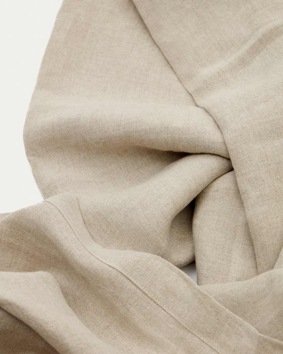 Pals 100% linen table cloth in beige, 170 x 250 cm
