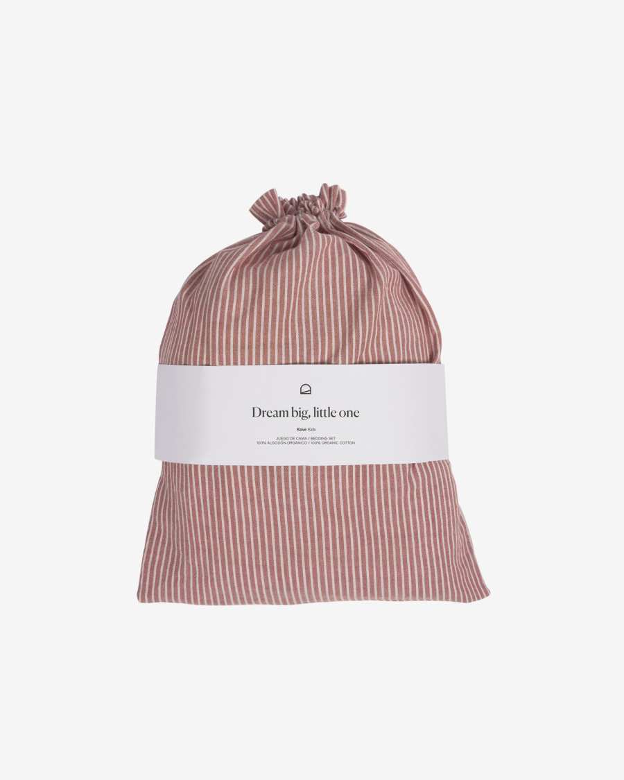 Set Giorgii fodera piumone, lenzuola e fodera cuscino 100% cotone GOTS 70 x 140 cm