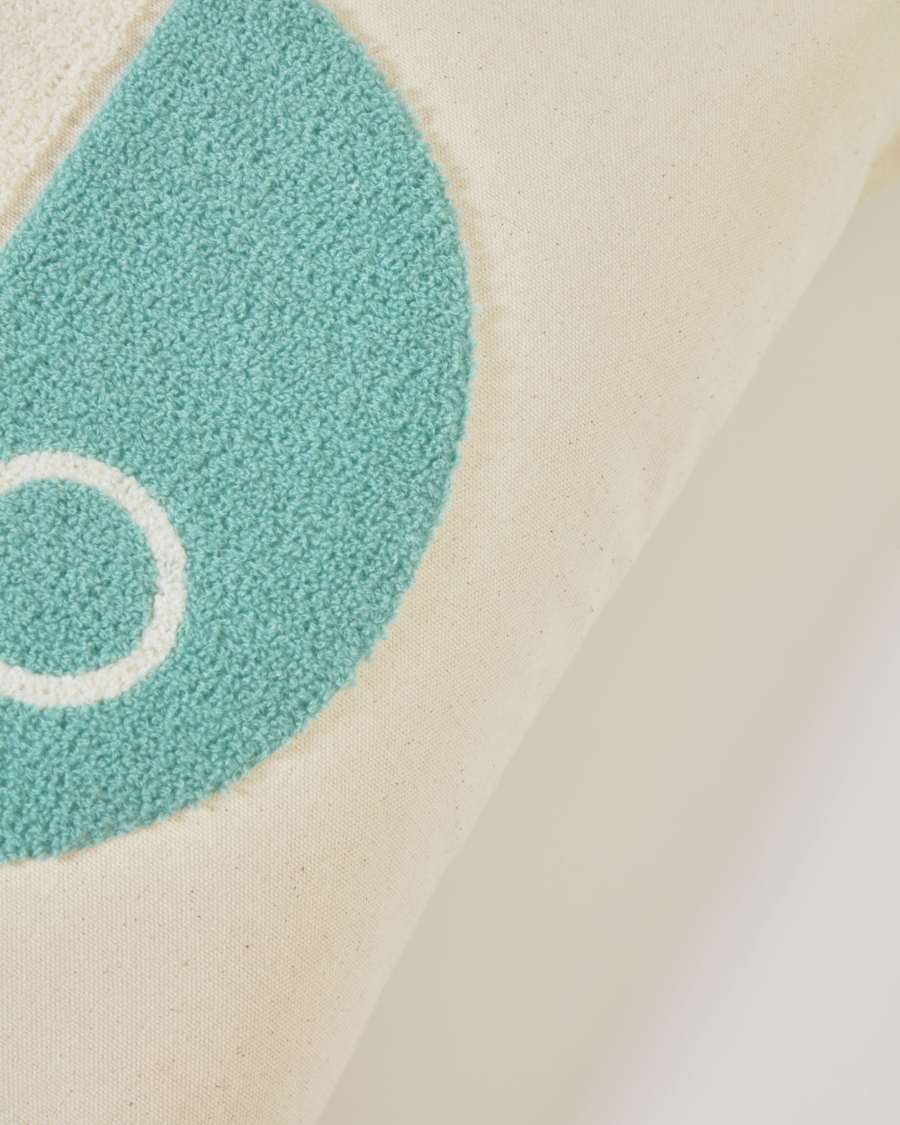 Kissenbezug Samudra 100% Baumwolle Segelboot mehrfarbig 45 x 45 cm