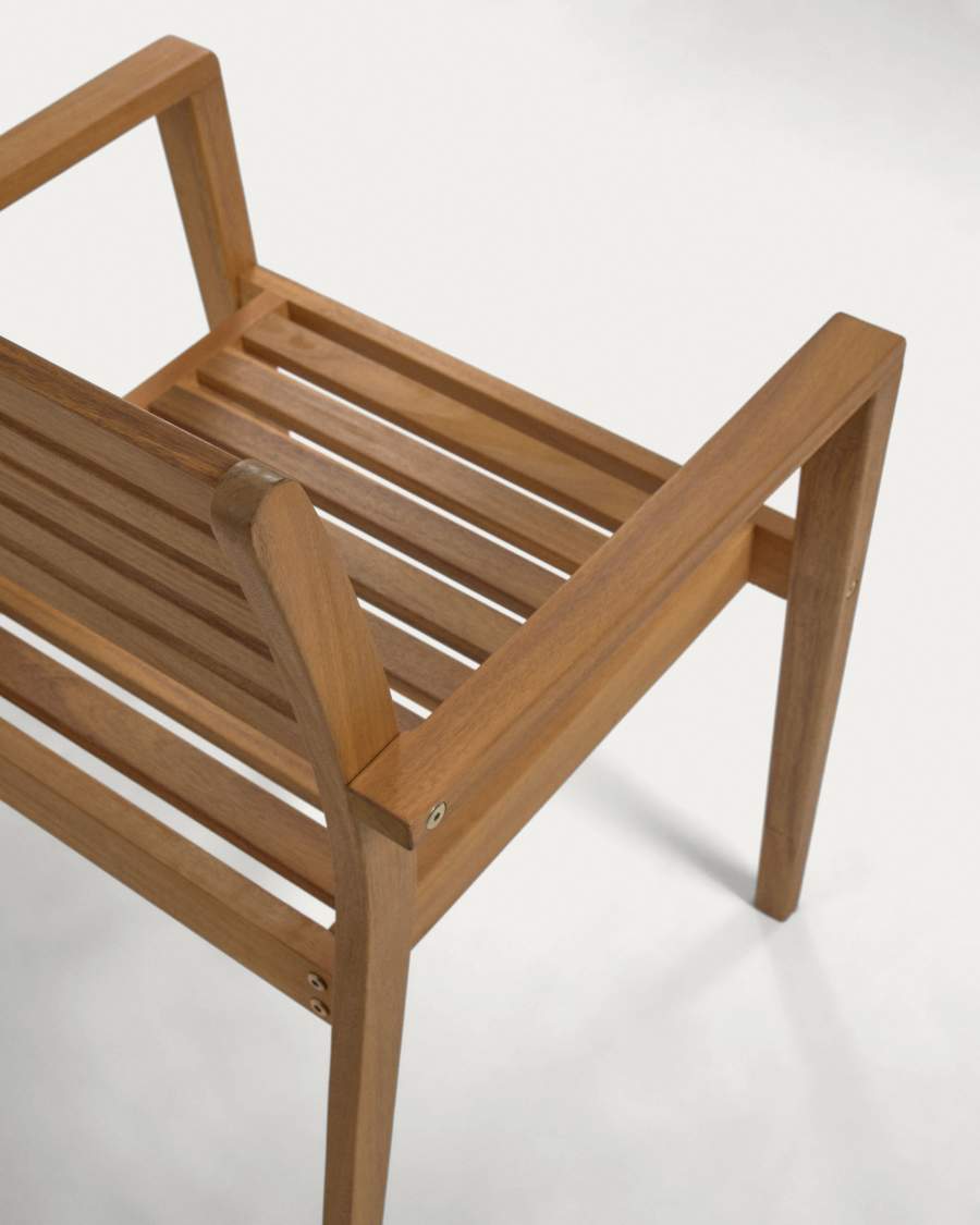 Hanzel massief acacia tuinstoel FSC 100%