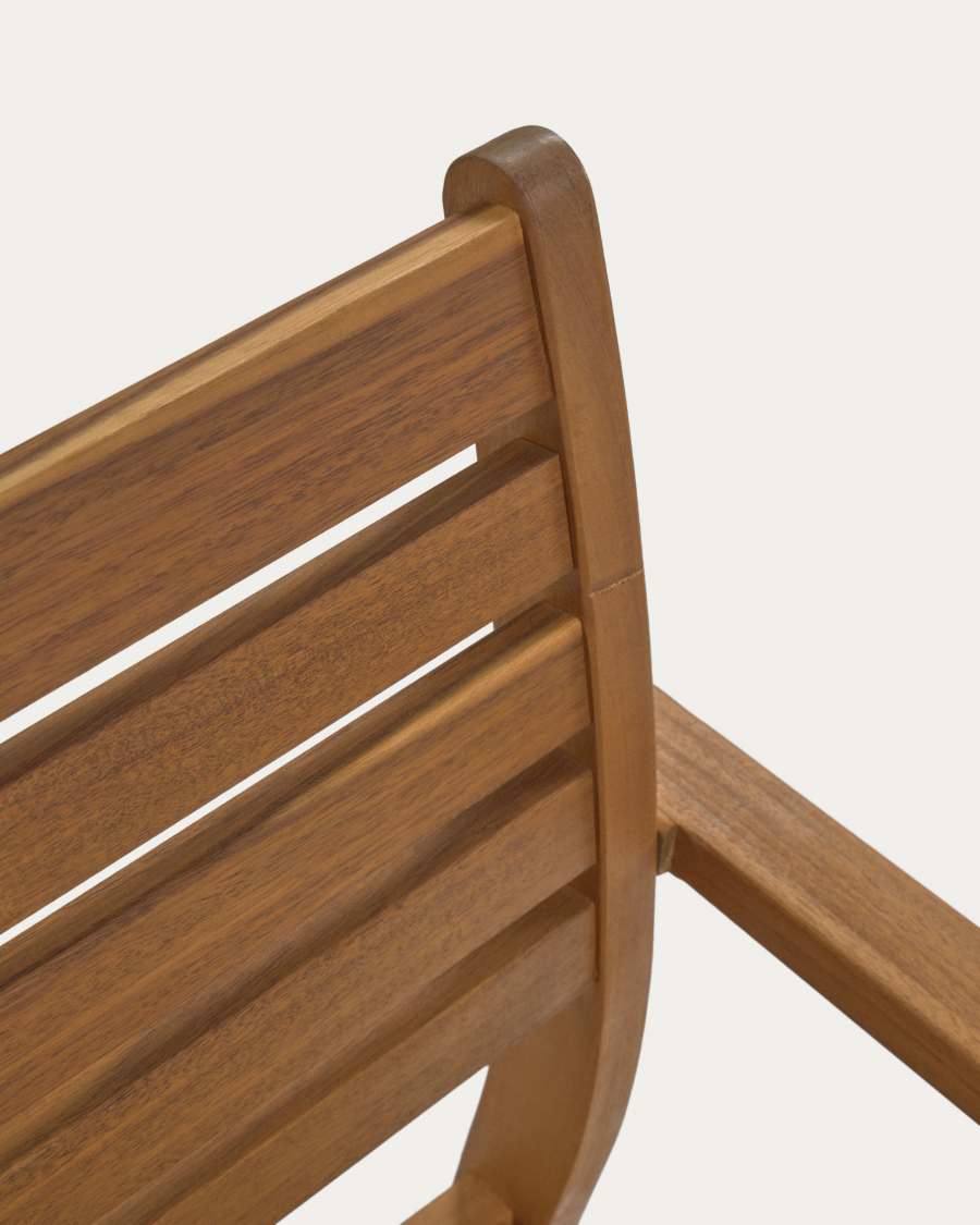 Hanzel massief acacia tuinstoel FSC 100%