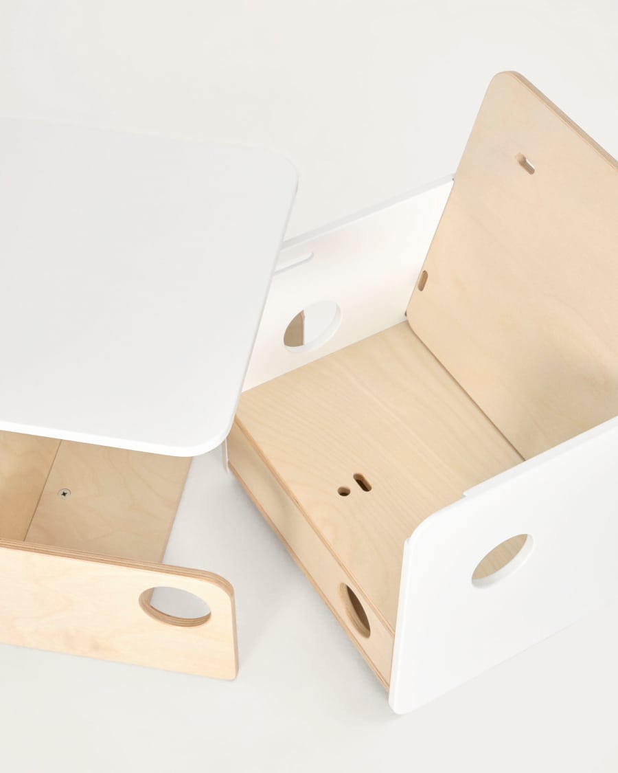 Nuun Hochstuhl Birkenfurnier