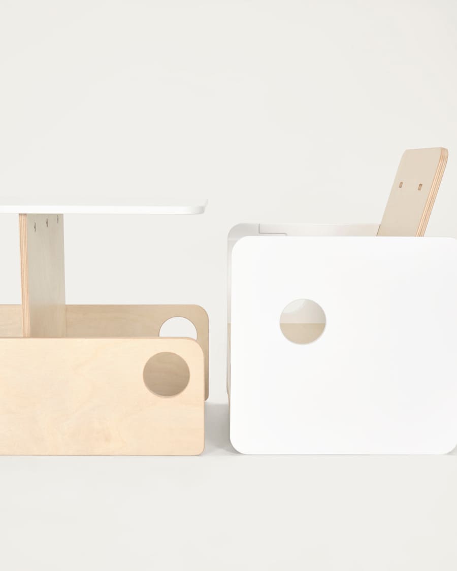 Nuun Hochstuhl Birkenfurnier