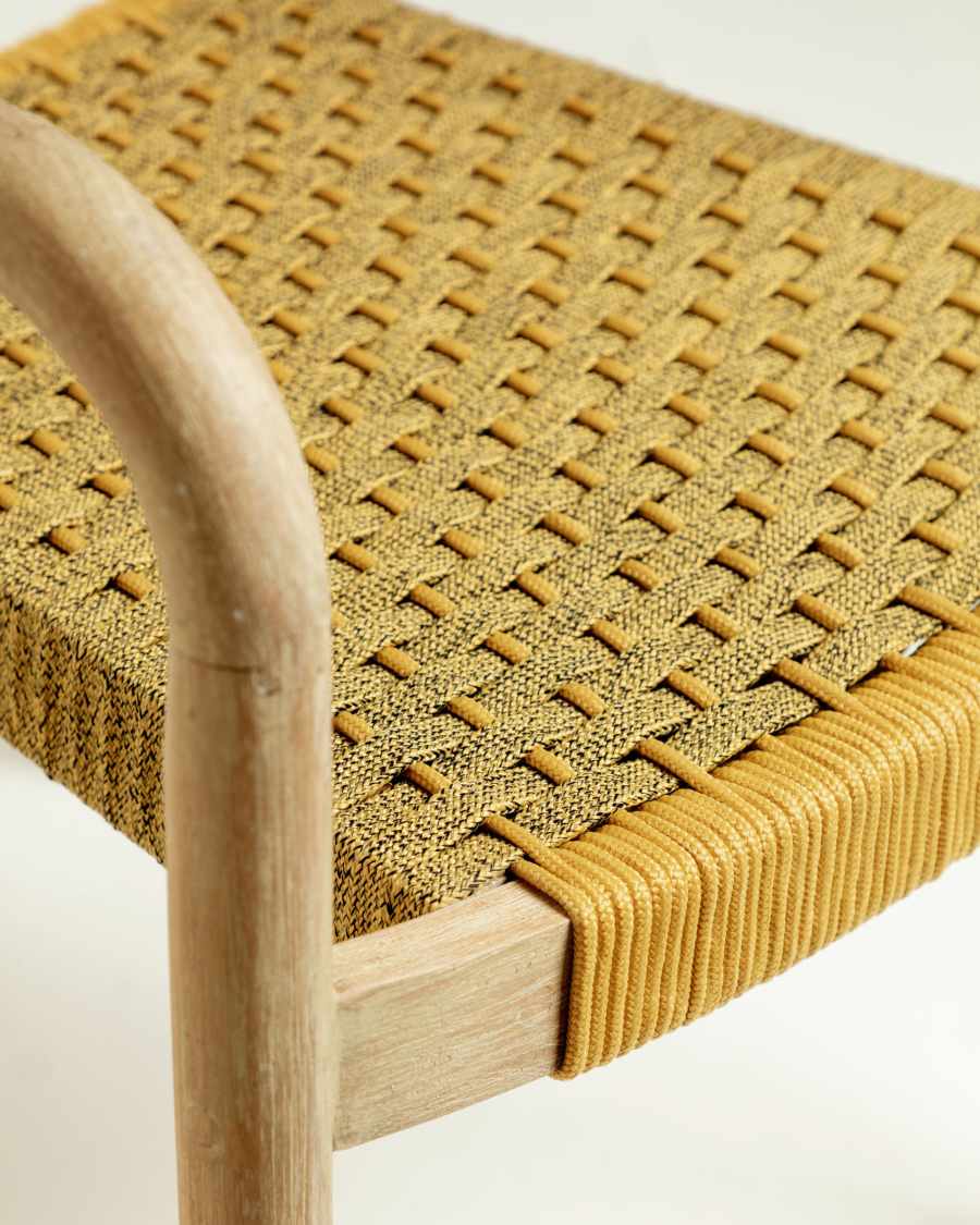 Chaise Sheryl moutarde jaspé