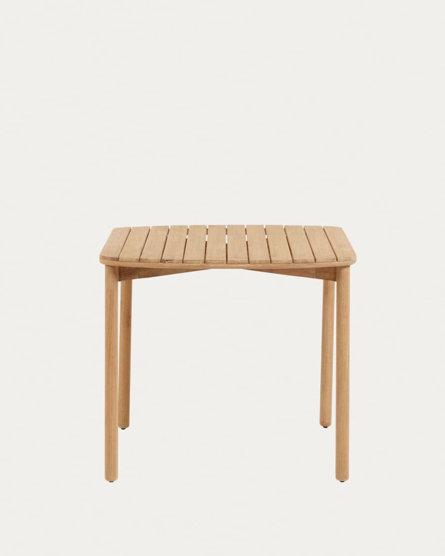 Sheryl 90 x 90 cm table made from solid eucalyptus FSC 100%