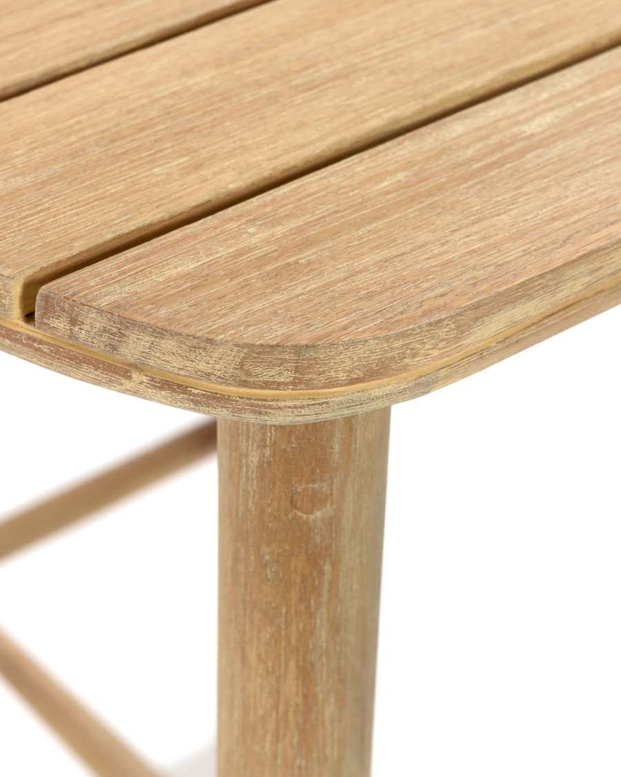 Sheryl 75 x 75 cm side table made from solid eucalyptus FSC 100%