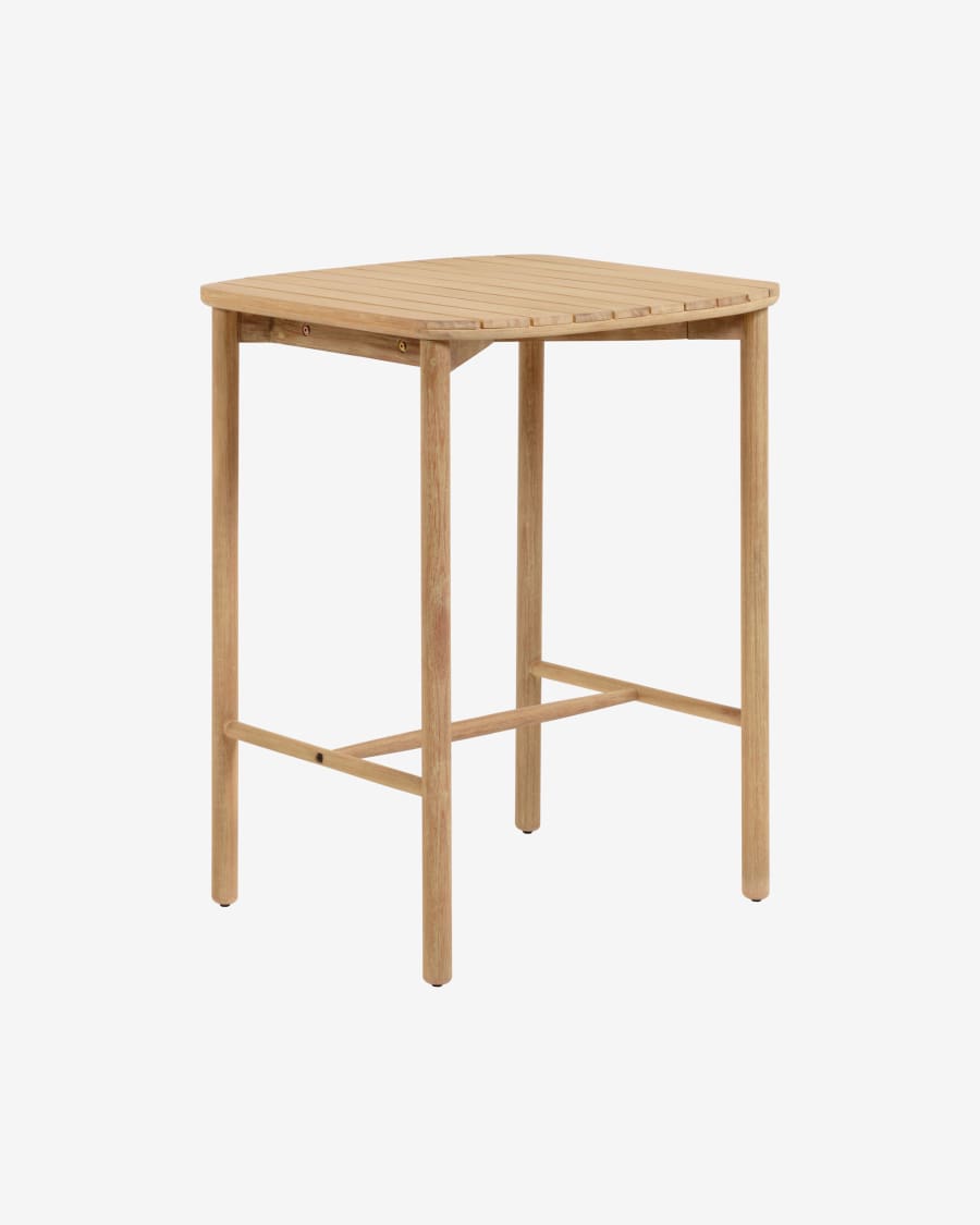 Sheryl 75 x 75 cm side table made from solid eucalyptus FSC 100%