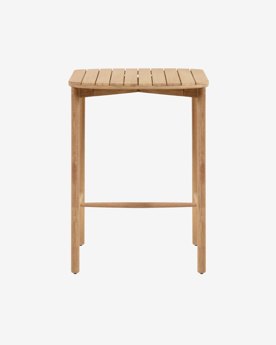 Sheryl 75 x 75 cm side table made from solid eucalyptus FSC 100%